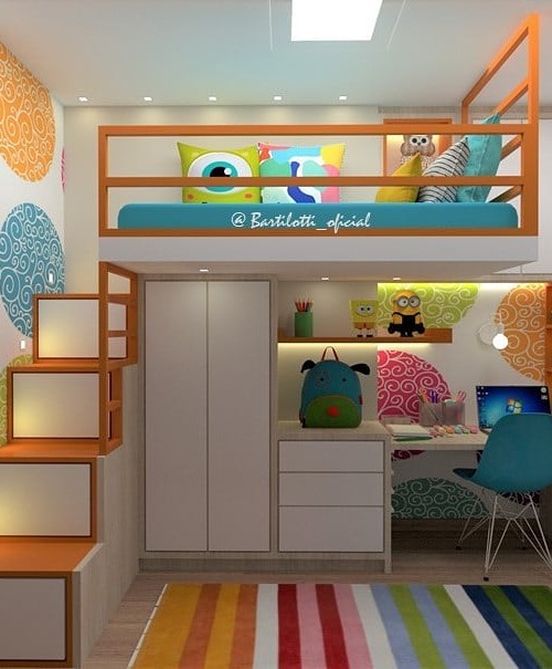 Beliche planejada: 20 ideias de quarto infantil + dicas de decoração.