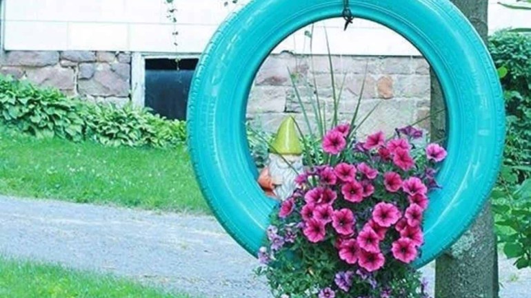 Decoração com pneus: 7 ideias para reutilizar pneu antigo e usar nos ambientes.