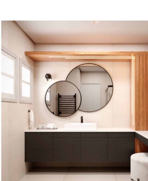 Espelho de banheiro: dicas +10 ideias para compor sua decoração!