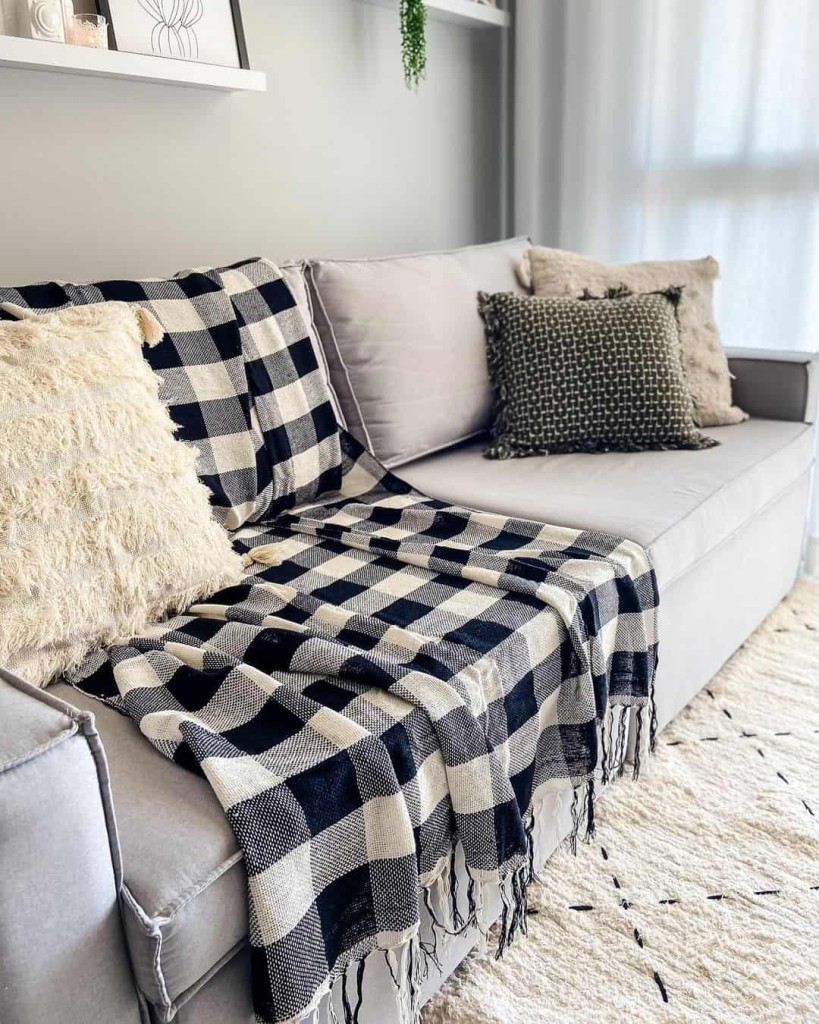 manta para sofa 5 Manta para sofá: como escolher e usar esse item de decoração
