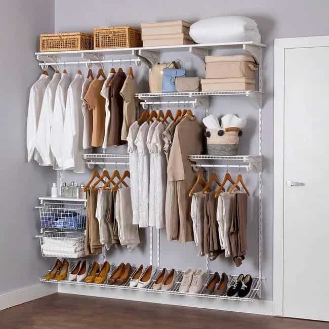 closet aberto 6 Closet aberto: dicas +7 modelos para usar e organizar suas roupas.