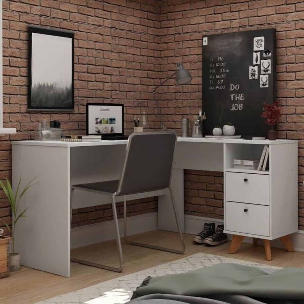 escrivaninha para quarto 5 Escrivaninha para quarto: dicas +12 ambientes inspiradores para incluir na sua decoração.