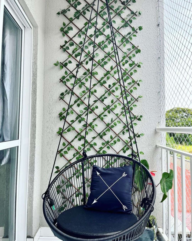 cadeira de balanço para varanda