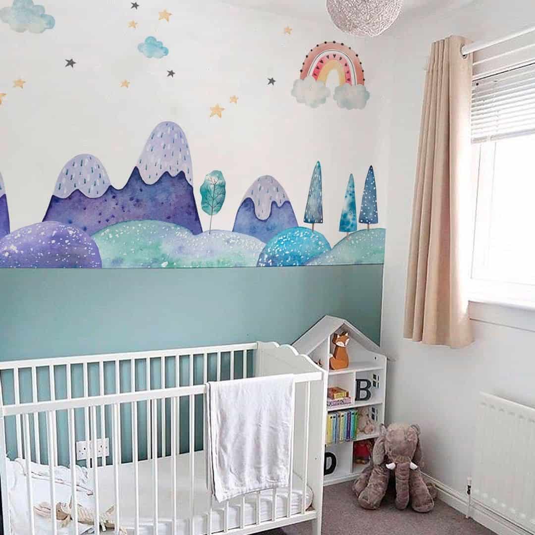 papel de parede para quarto de bebe 7 Papel de parede para quarto de bebê: dicas +12 modelos para compor a decoração.