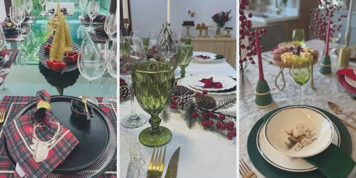 Entre no Ritmo de Natal com Ideias Encantadoras para Sua Mesa Posta