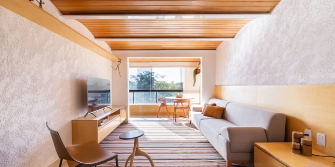 Apartamento dos Arcos: um lar que une memórias e funcionalidade em Brasília