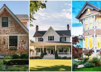 Uma jornada arquitetônica: da Era Vitoriana ao moderno Farmhouse
