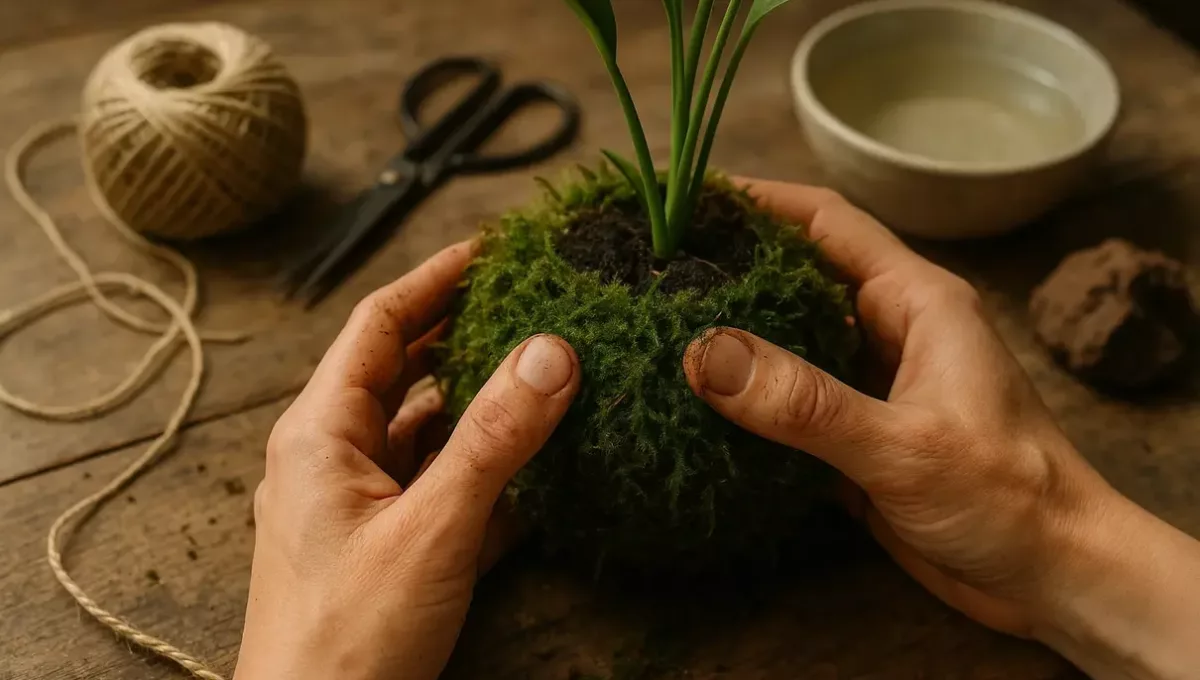 como fazer kokedama