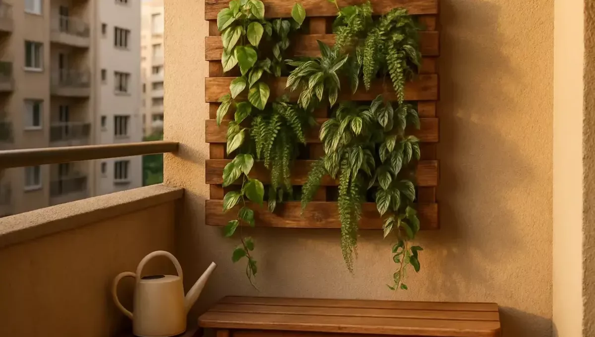 jardim vertical com pallet