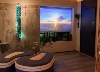 Banheiro Respiro (CASACOR) / Divulgação: Epson