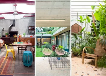 Pátio interno como protagonista: projetos que transformam espaço e atmosfera