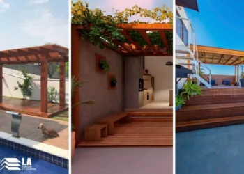 Pergolado com Deck: charme, conforto e funcionalidade para áreas externas