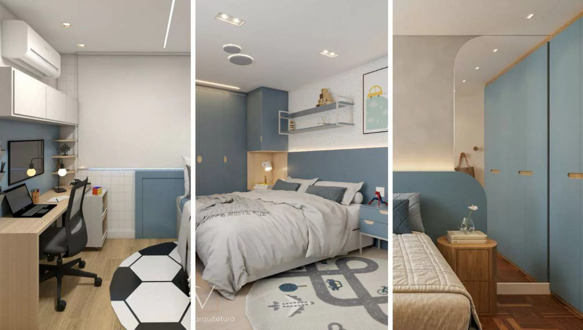 Quarto azul: 4 ideias acolhedoras e modernas para transformar o ambiente