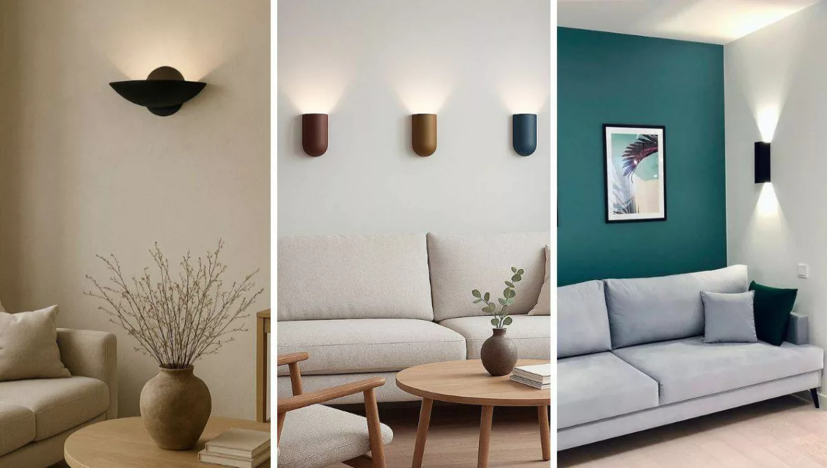 Arandelas na sala: como a iluminação decorativa transforma a atmosfera do ambiente
