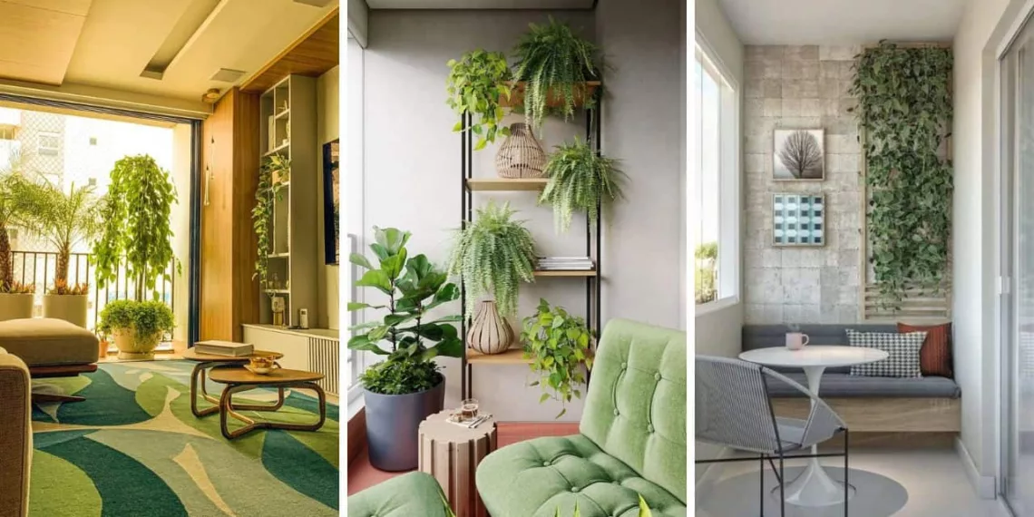 Varanda verde: o segredo para trazer frescor e estilo à vida nos apartamentos