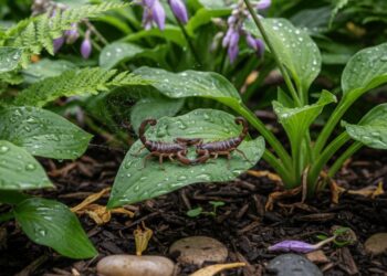 Seu jardim está atraindo escorpiões? O problema pode estar nas plantas!