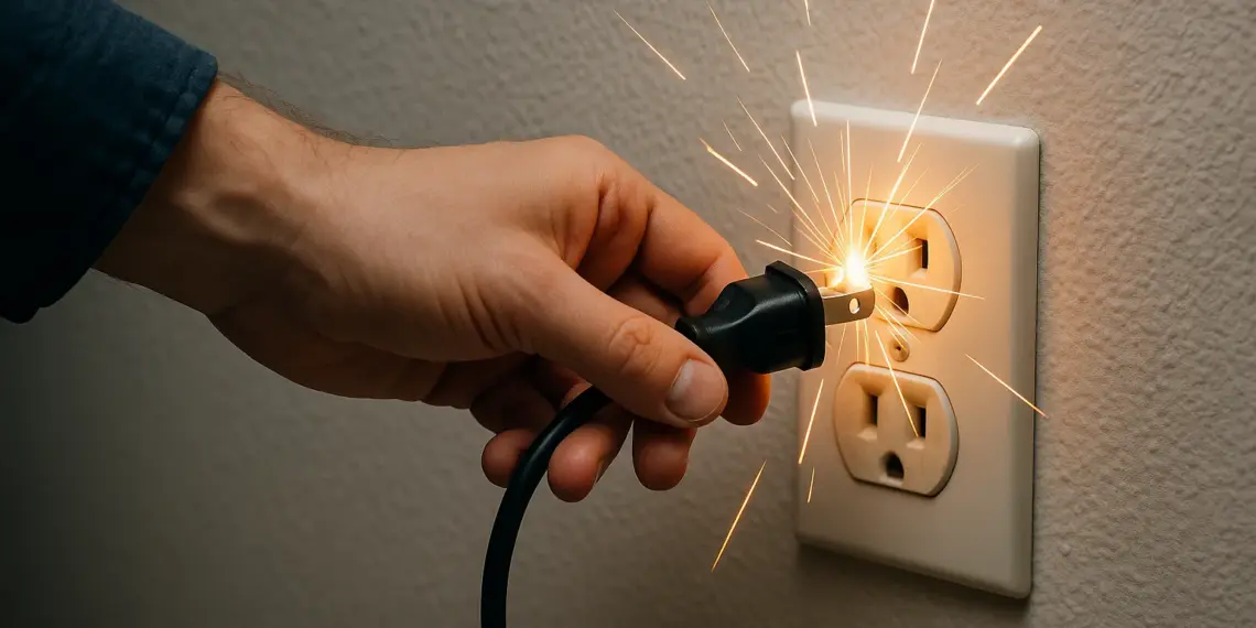Tomada soltando faísca ao ligar? Entenda por que isso acontece e quando se preocupar