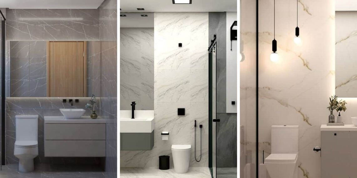 Banheiro cinza e branco: inspire-se com ideias modernas e versáteis para decorar