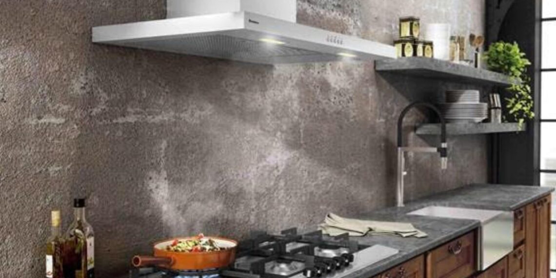 Coifa Barcelona de Parede 90 cm: modelo em aço inox escovado da De Bacco conta com três velocidades de sucção que podem ser depuração ou exaustão de 700m³/h