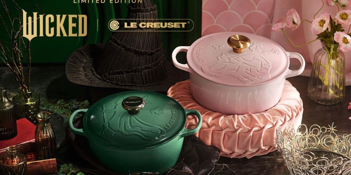 Panelas mágicas: Le Creuset lança Elphaba & Glinda em série limitada