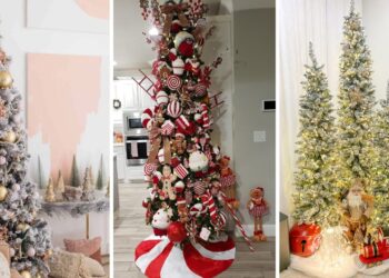 Árvore de Natal Slim: a escolha ideal para decorar com estilo em espaços pequenos