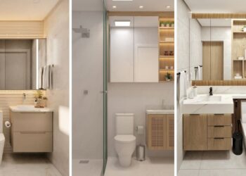 Banheiro pequeno decorado: soluções que transformam espaço em estilo