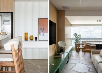 Um apartamento de 93 m² que virou refúgio contemporâneo inspirado pelo litoral