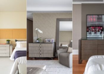 Com acabamentos, cores e desenhos variados, a cômoda é um móvel atemporal que se destaca nos projetos de quartos assinados pelo escritório Patricia Penna Arquitetura & Design | Fotos: Leandro Moraes e Marco Tiê.