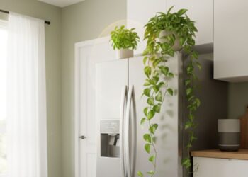 Colocar planta em cima da geladeira: o que o Feng Shui realmente diz sobre essa escolha?