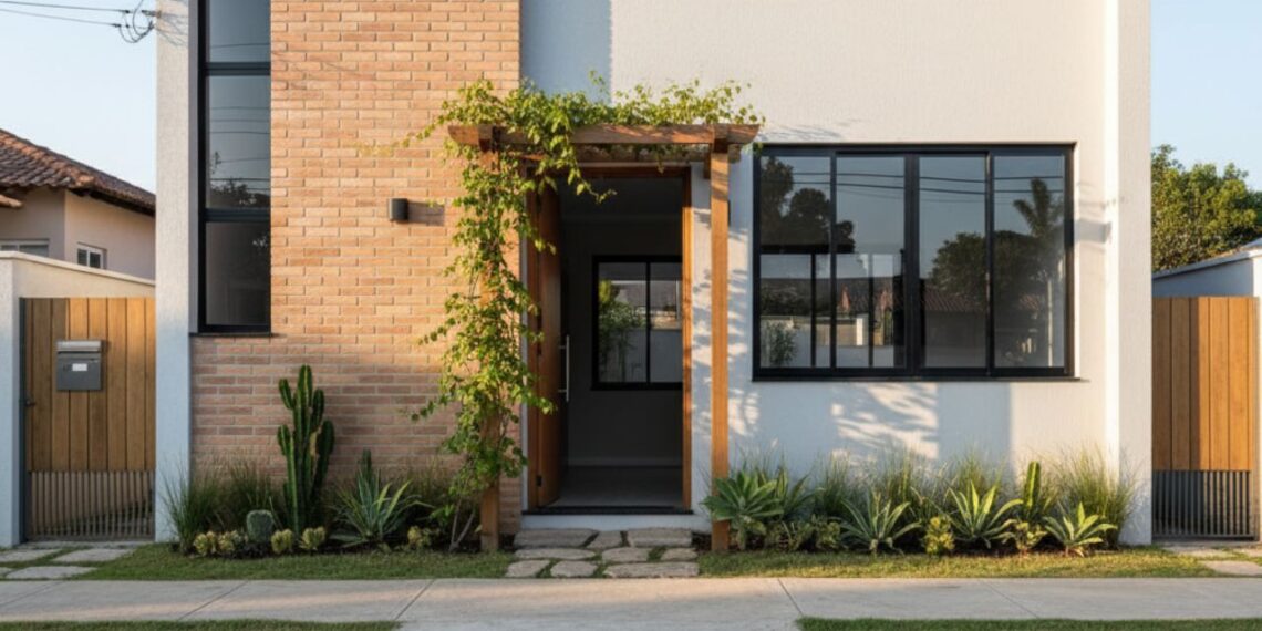 frente de casas simples e bonitas fachadas de casas simples