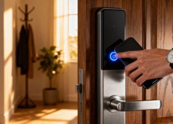 Fechadura digital com biometria: segurança, design e tecnologia que mudam a entrada da sua casa