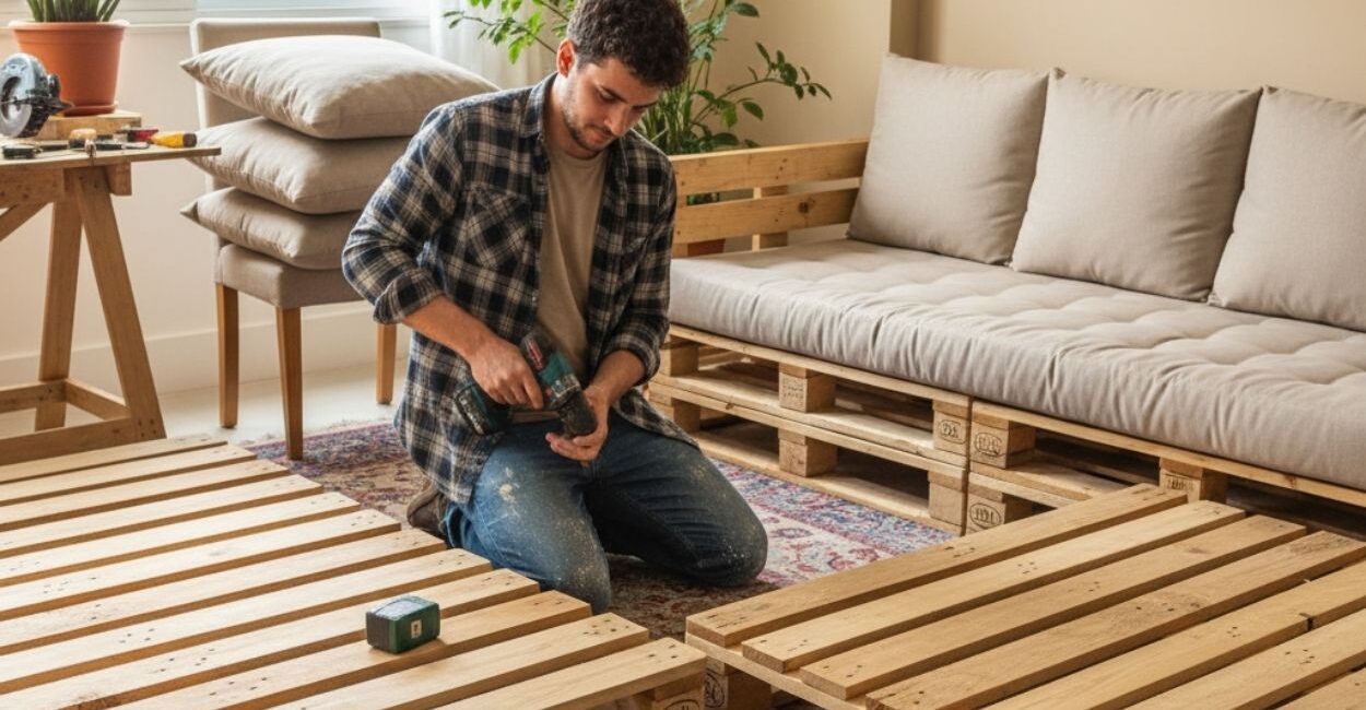 DIY com pallet: cama, banco e sofá que custam pouco e entregam muito na decoração
