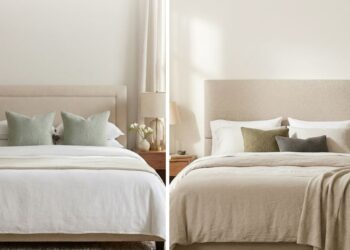 Cabeceira em linho: 5 modelos que transformam o visual do quarto