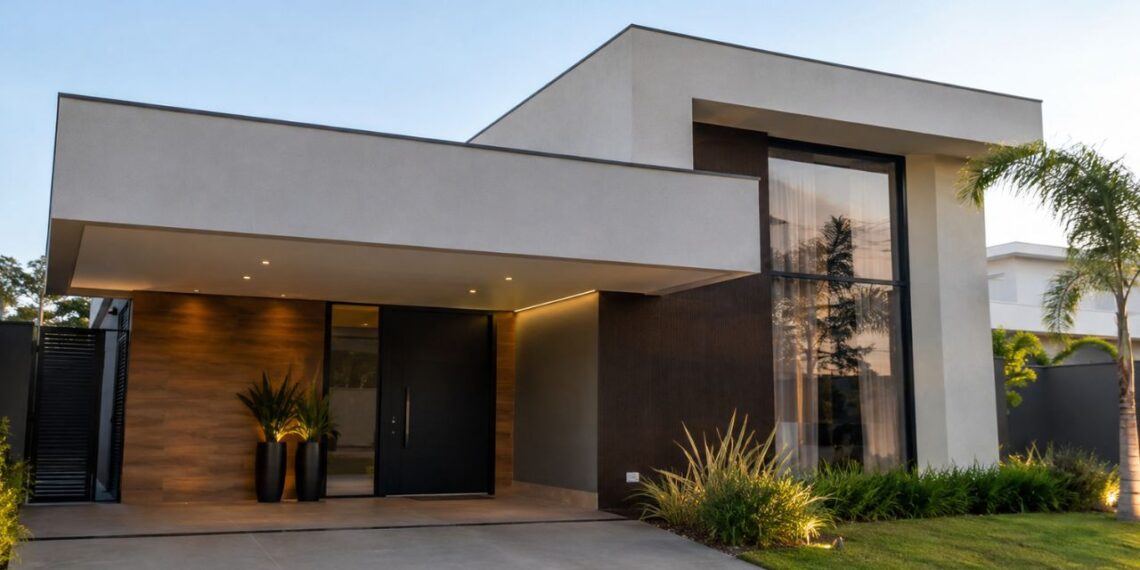 frente de casas simples e bonitas fachadas de casas simples