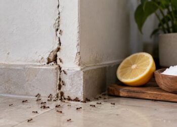 Rachaduras na parede abrem caminho para formigas dentro de casa: entenda como vedar com limão e bicarbonato de sódio