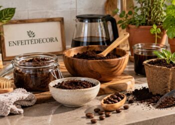 Você sabia que a borra de café pode virar esfoliante, tinta natural e adubo ao mesmo tempo?