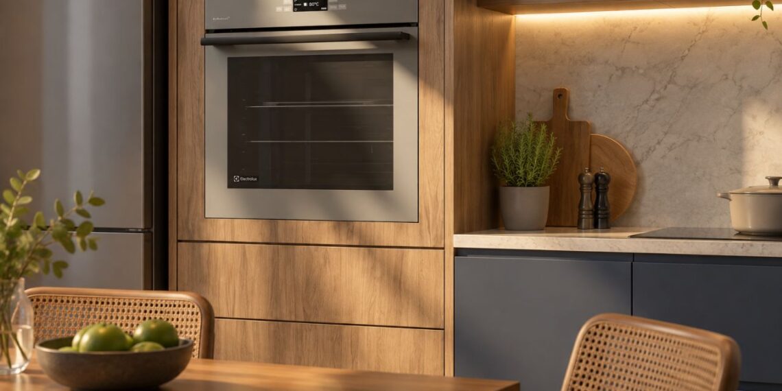 Electrolux lança forno de embutir com função pizza profissional dentro de casa