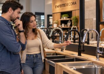 Torneira preta ou cromada: saiba qual acabamento resiste melhor ao uso diário na cozinha