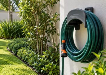 suporte de mangueira para jardim